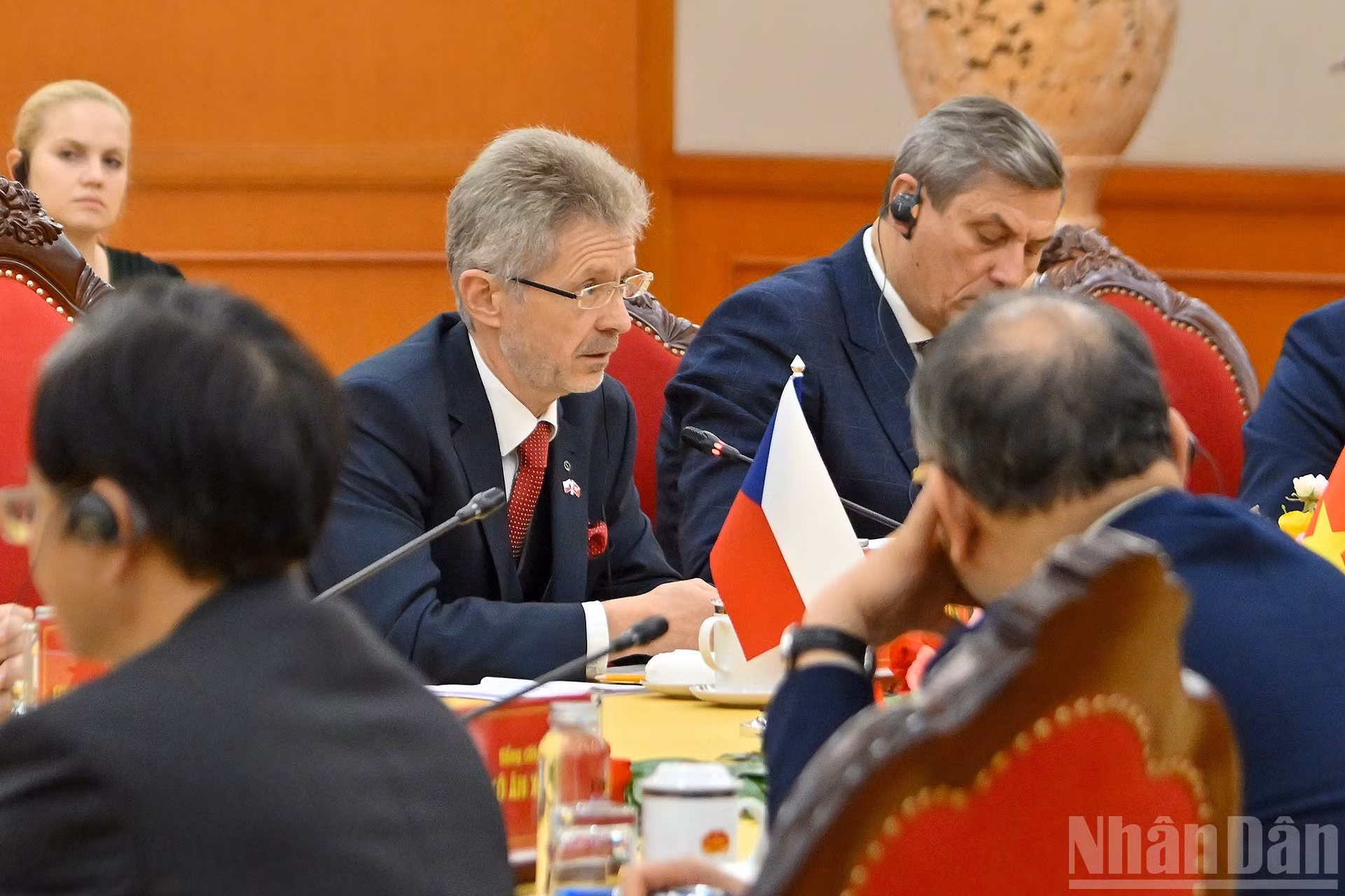 El presidente del Senado de la República Checa, Milos Vystrcil.