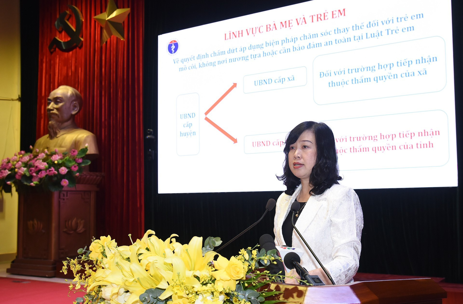 La ministra de Salud, Dao Hong Lan. La ministra de Salud, Dao Hong Lan.