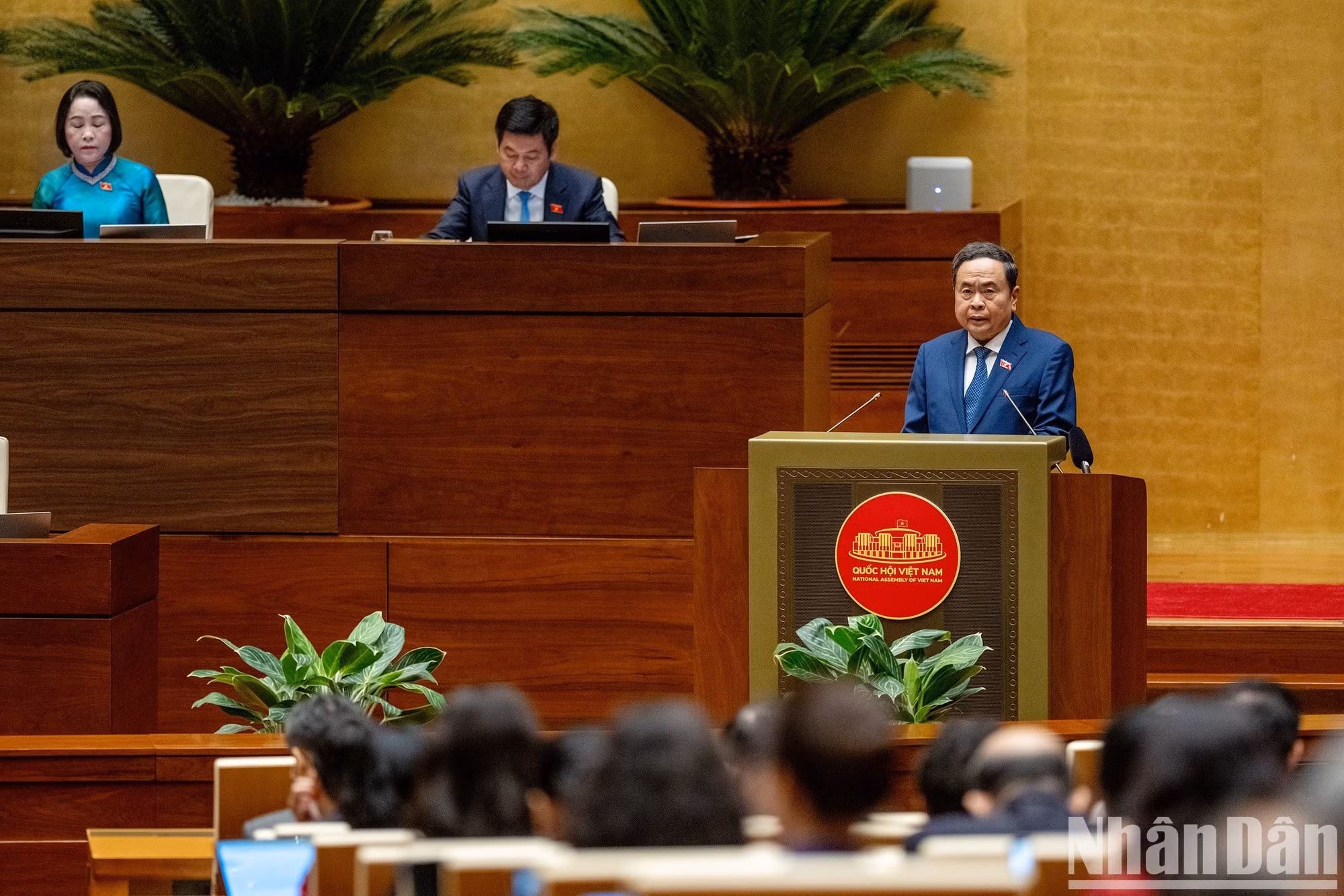 El presidente de la ANV, Tran Thanh Man, en la cita.