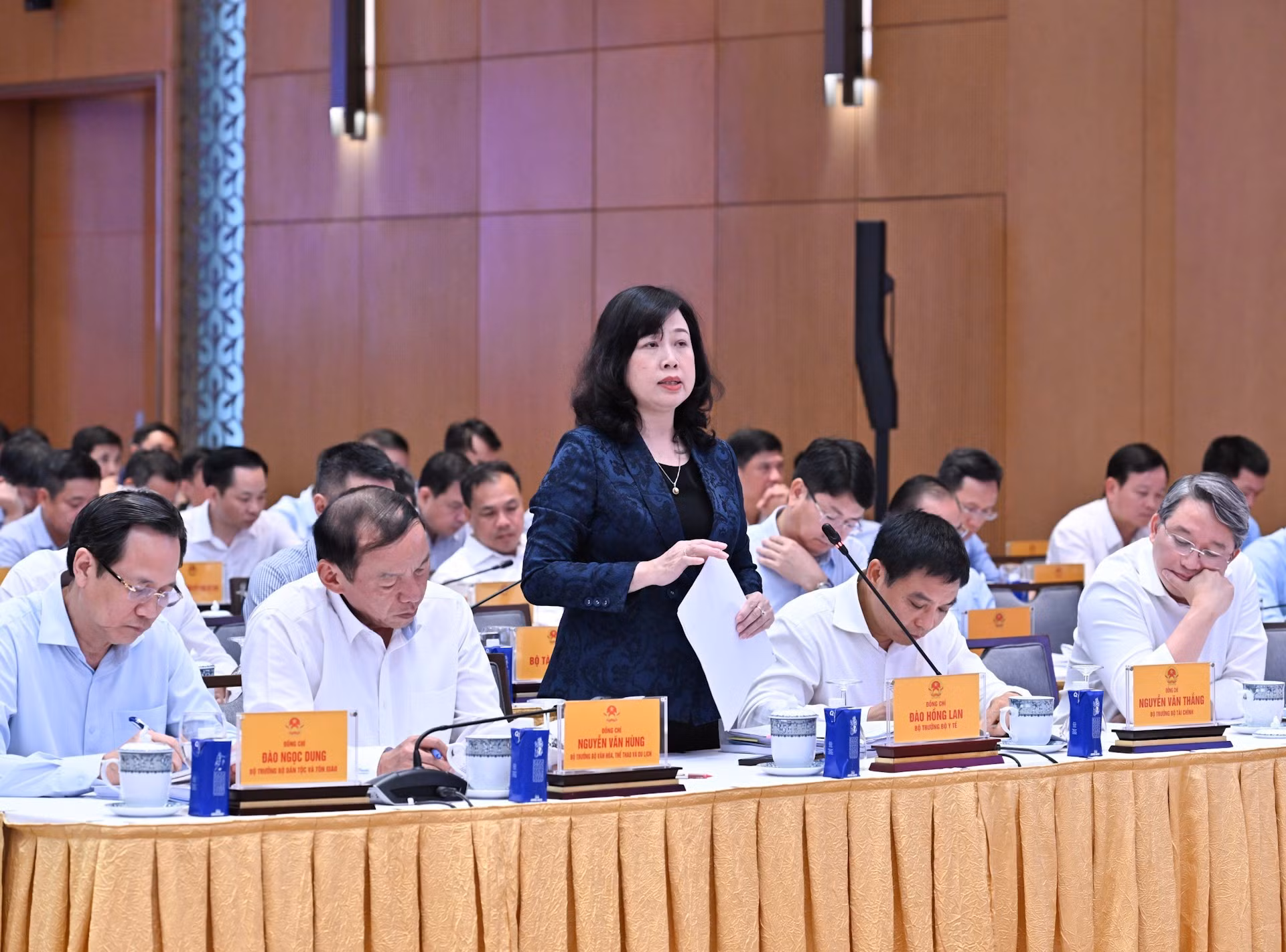 La ministra de Salud, Dao Hong Lan.