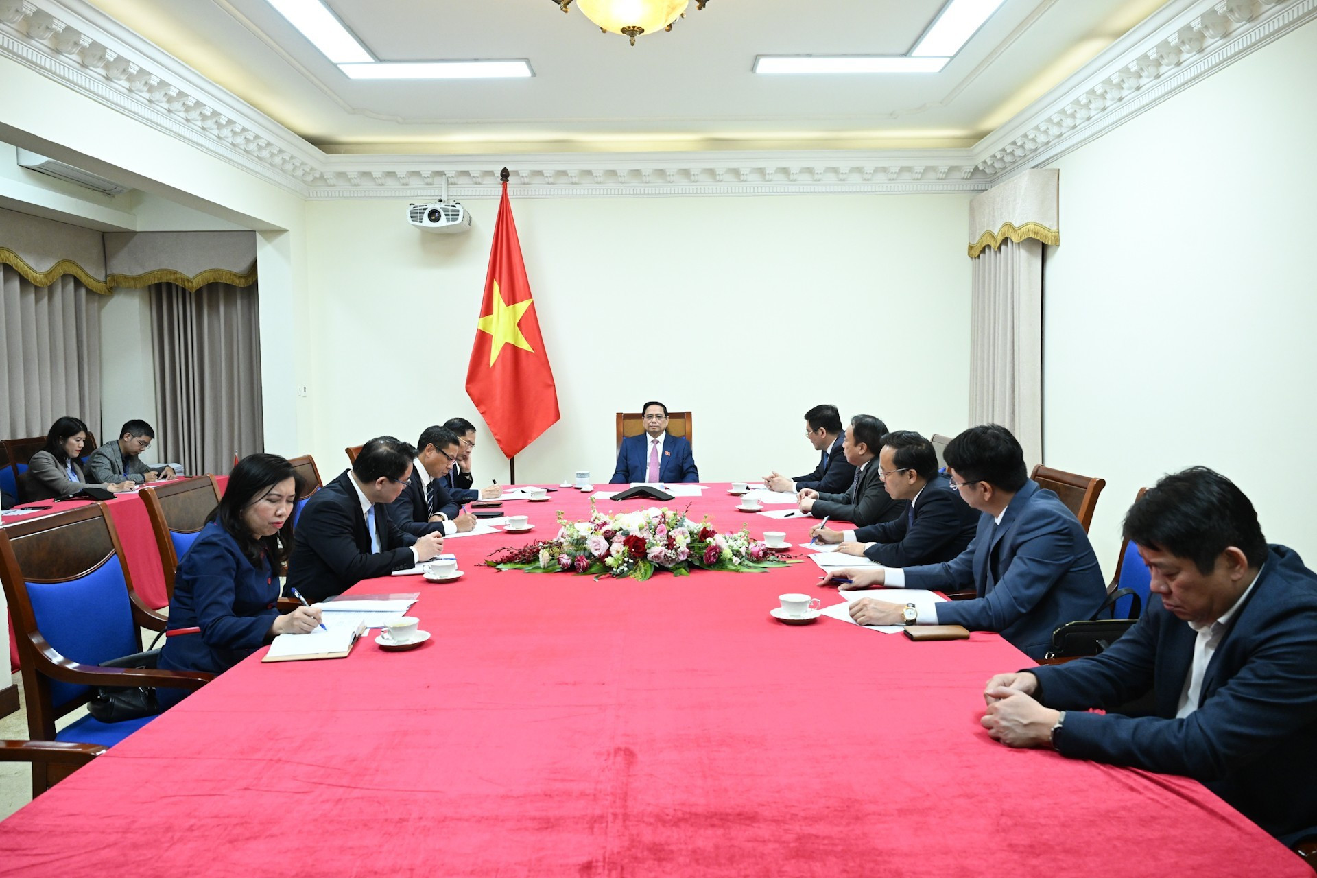Vista de la teleconferenica.