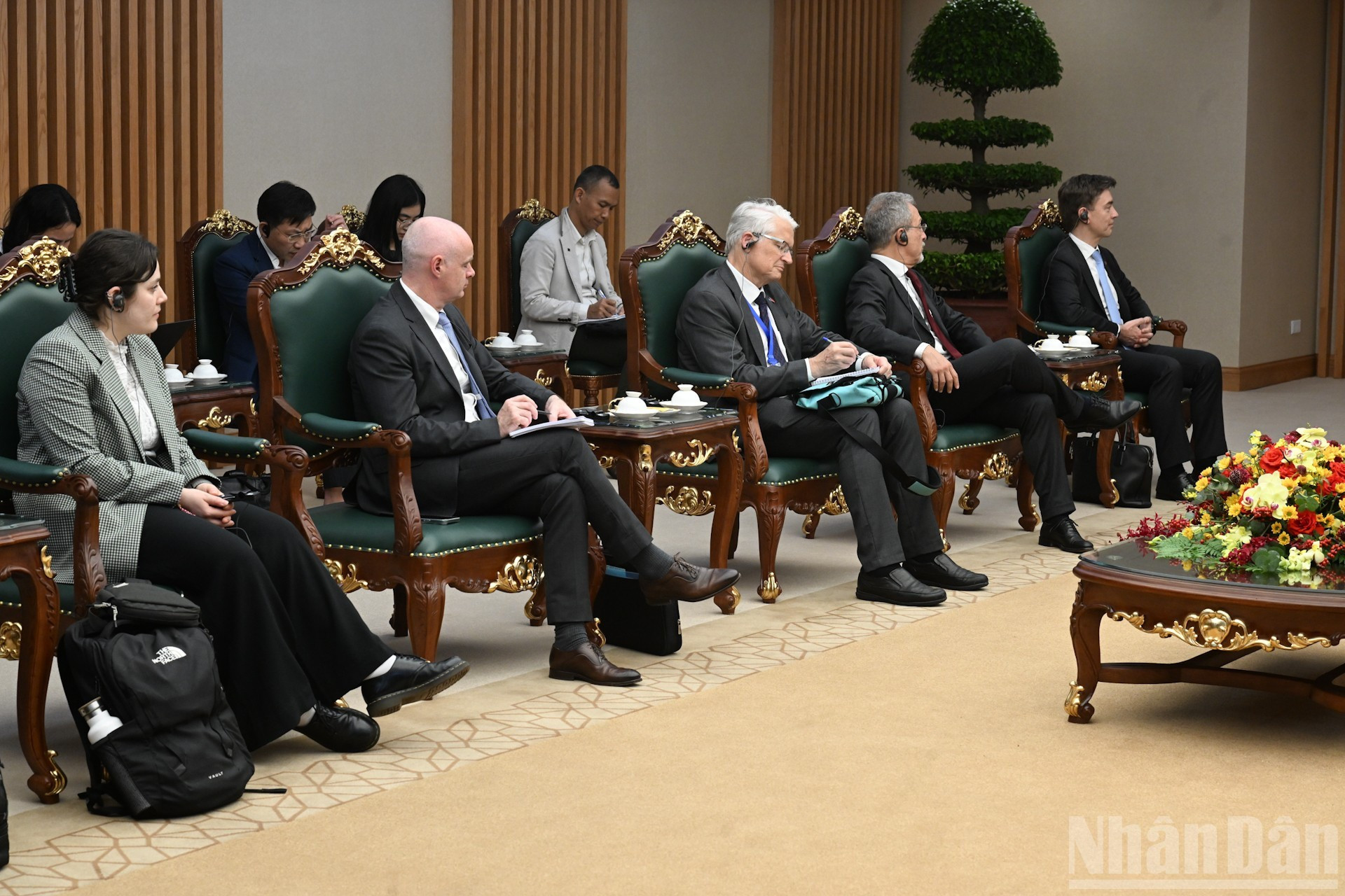 Miembros de la delegación de la CE.