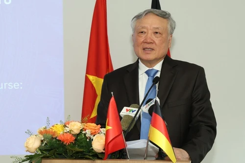 El viceprimer ministro permanente de Vietnam, Nguyen Hoa Binh, presidente del Consejo Ejecutivo del Centro Financiero Internacional de Vietnam (VIFC). (Fuente: VNA)