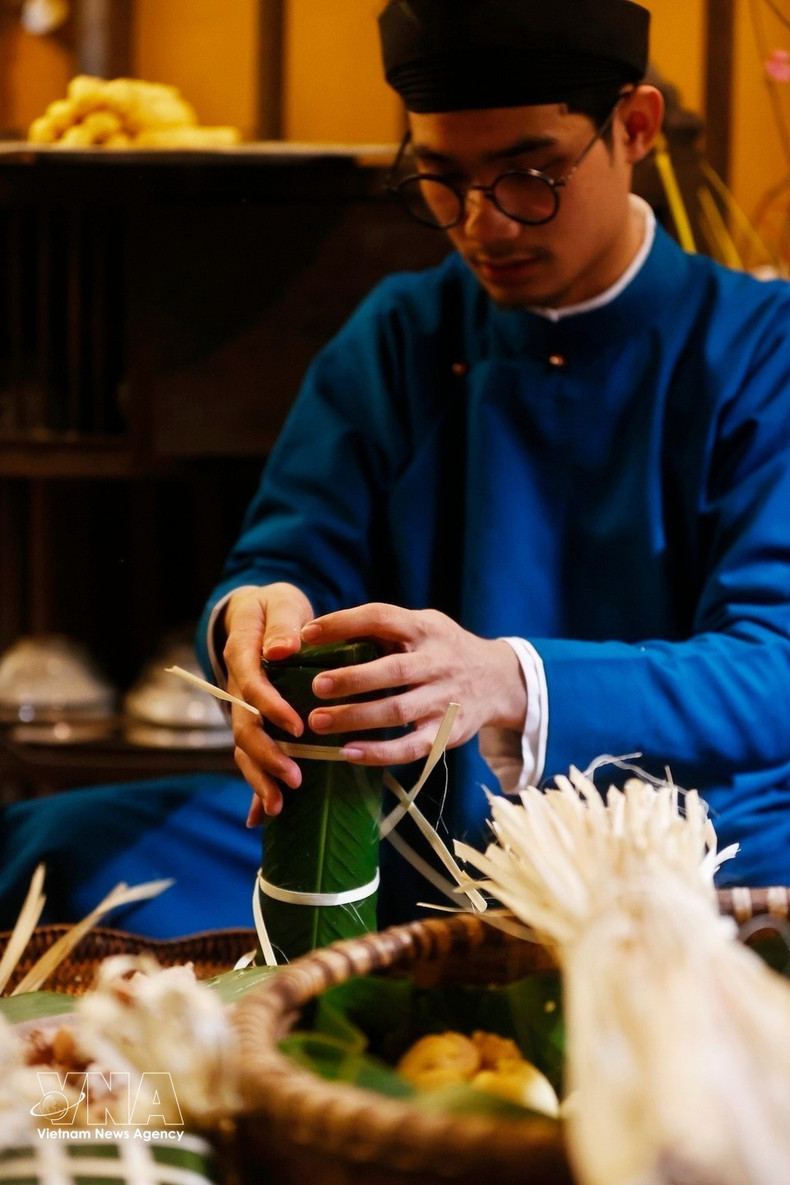 Su versión cilíndrica se llama Banh Tet y es popular en el sur y en algunas provincias y ciudades. (Foto: VNA)