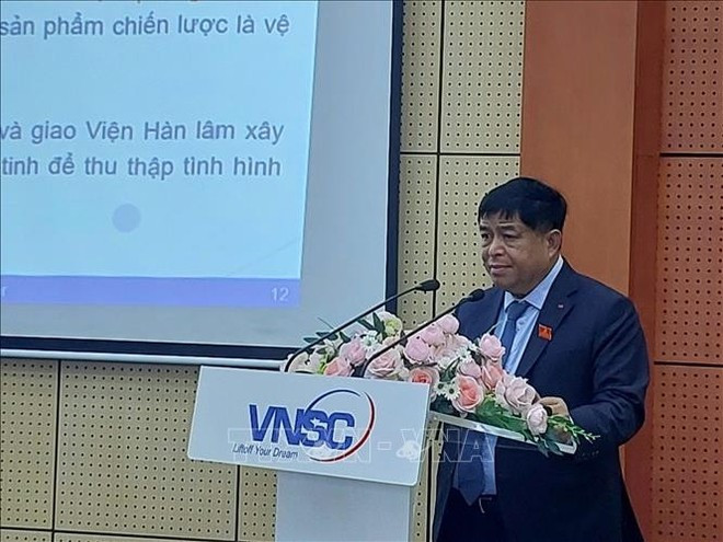 El viceprimer ministro vientamita Nguyen Chi Dung interviene en la inauguración (Foto: VNA) El viceprimer ministro vientamita Nguyen Chi Dung interviene en la inauguración (Foto: VNA)