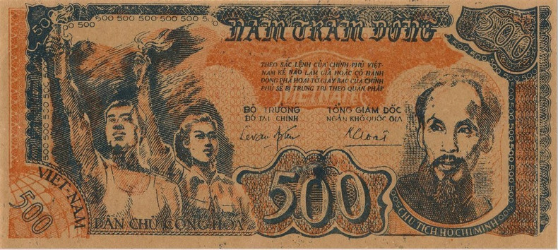 Imágenes representativas en los billetes de la República Democrática de Vietnam. (Foto: Banco Estatal de Vietnam)