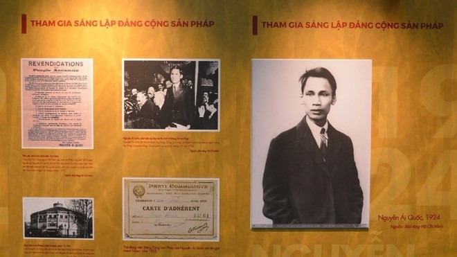 La exposición sobre la vida y carrera del Presidente Ho Chi Minh. Foto: Comité organizador La exposición sobre la vida y carrera del Presidente Ho Chi Minh. Foto: Comité organizador