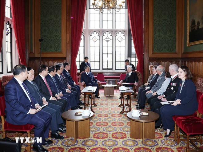 En el encuentro. (Foto: VNA)