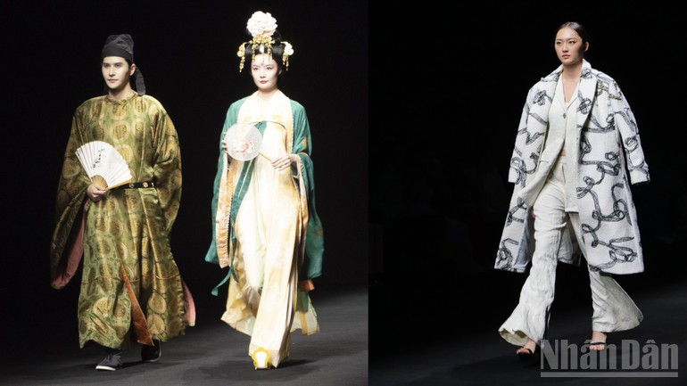 Representación de trajes y joyas del patrimonio cultural inmaterial chino. Representación de trajes y joyas del patrimonio cultural inmaterial chino.