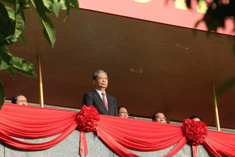 Zhao Leji, miembro del Comité Permanente del Buró Político del Partido Comunista y presidente de la Asamblea Popular Nacional de China. Zhao Leji, miembro del Comité Permanente del Buró Político del Partido Comunista y presidente de la Asamblea Popular Nacional de China.