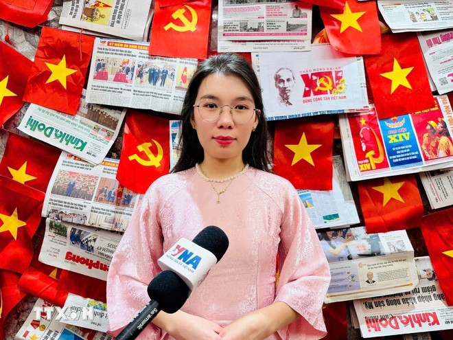 La investigadora Le Thi Xuan Hoa, de la Universidad de Ciencia y Tecnología de Hong Kong (HKUST) (Foto: VNA)