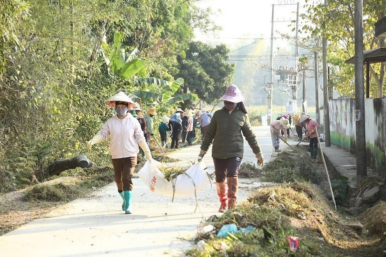 Cada persona asume una tarea; todos trabajan con alegría.