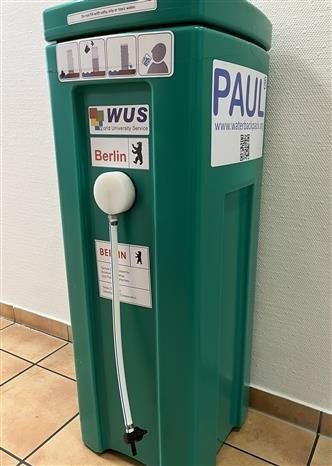 Sistema móvil de filtración de agua PAUL (Foto: VNA)