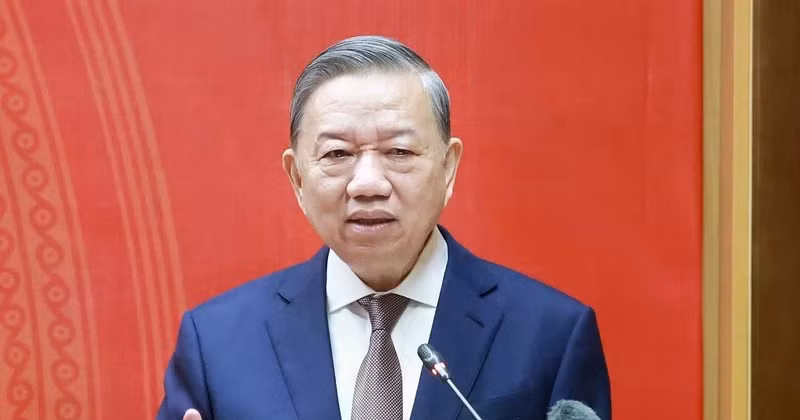 El secretario general del Partido Comunista de Vietnam, To Lam. (Fuente: VNA) 