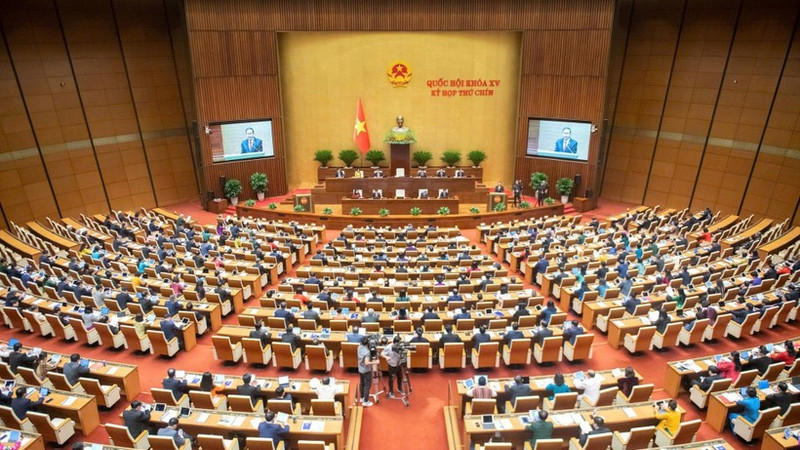 En el décimo período de sesiones de la Asamblea Nacional de Vietnam de la XV Legislatura (Foto: VNA)