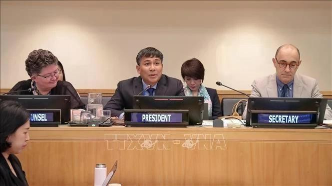 El vicecanciller Pham Minh Vu preside la reunión. (Foto: VNA) 