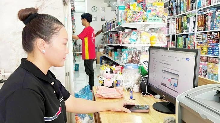 Una tienda aplica software para su venta. (Foto: tuoitre.vn) 