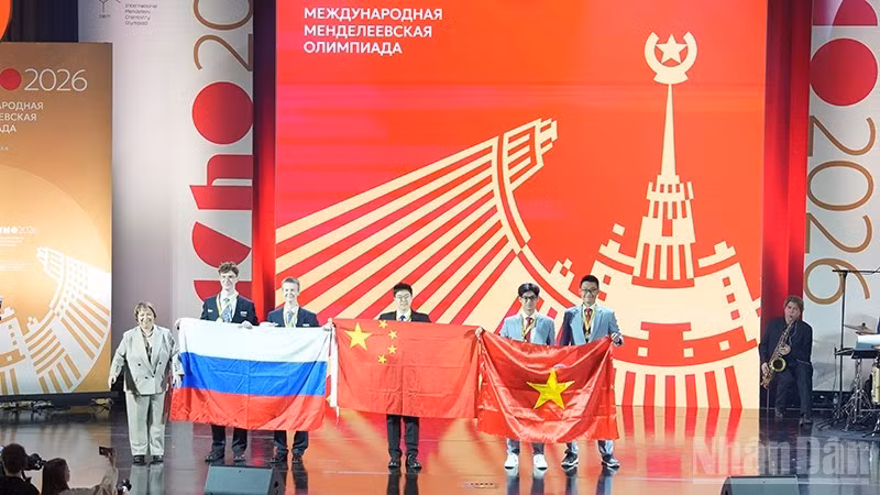 Estudiantes vietnamitas logran medallas de oro en Olimpiada Internacional de Química en Rusia