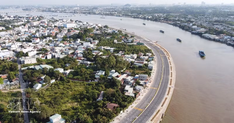 El corredor económico del río Đồng Nai, junto con la zona de libre comercio y la zona urbana aeroportuaria, será un nuevo polo de crecimiento. (Foto: VNA)