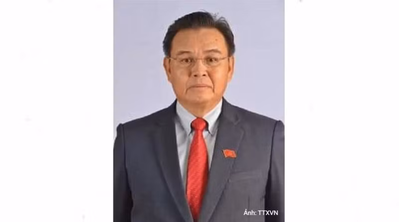 El presidente de Asamblea Nacional de Laos, Xaysomphone Phomvihane.