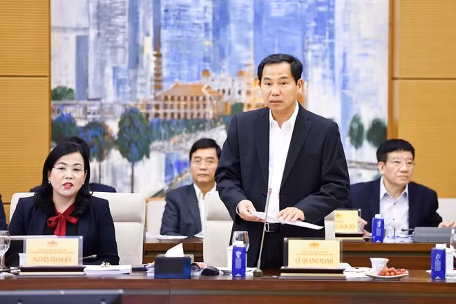 El secretario general de la Asamblea Nacional de Vietnam y jefe de su Oficina, Le Quang Manh, en el evento. (Foto: VNA)