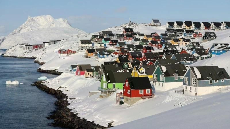 Nuuk, capital de Groenlandia. (Foto: Xinhua/VNA)