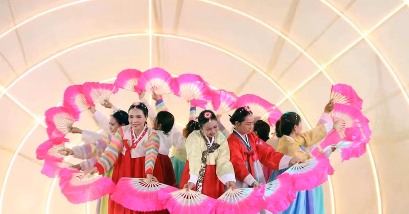 Una actuación artística en el evento (Foto: VNA)