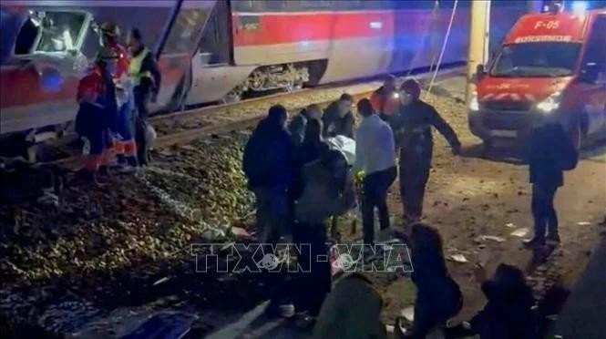 El grave accidente entre dos trenes de alta velocidad ocurrió en la provincia de Córdoba (Fuente: VNA)