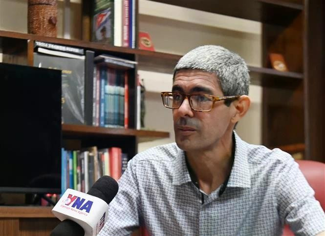 El periodista Norland Cabrera, director de la Agencia Cubana de Noticias (Fuente: VNA) 