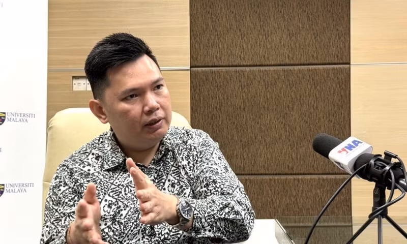 Collins Chong Yew Keat, analista de estrategia, seguridad y asuntos exteriores en la Universidad de Malaya (Malasia), en la entrevista. (Fuente: VNA)