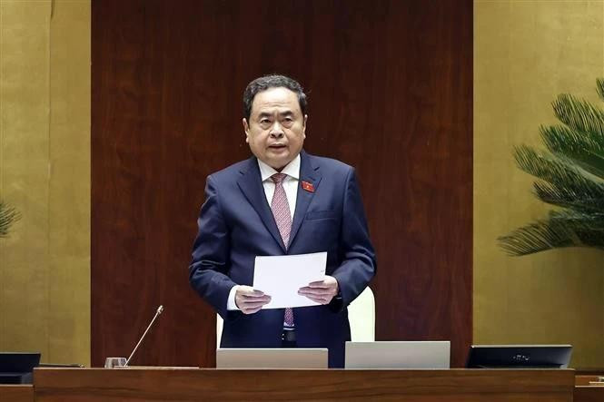 El presidente de la Asamblea Nacional de Vietnam, Tran Thanh man (Fuente: VNA) 