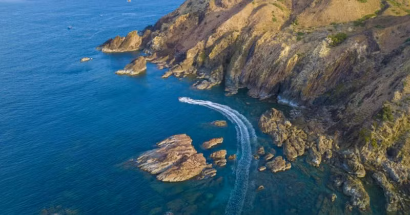 Las aguas cristalinas de Eo Gio, en Quy Nhon. (Foto: VNA)