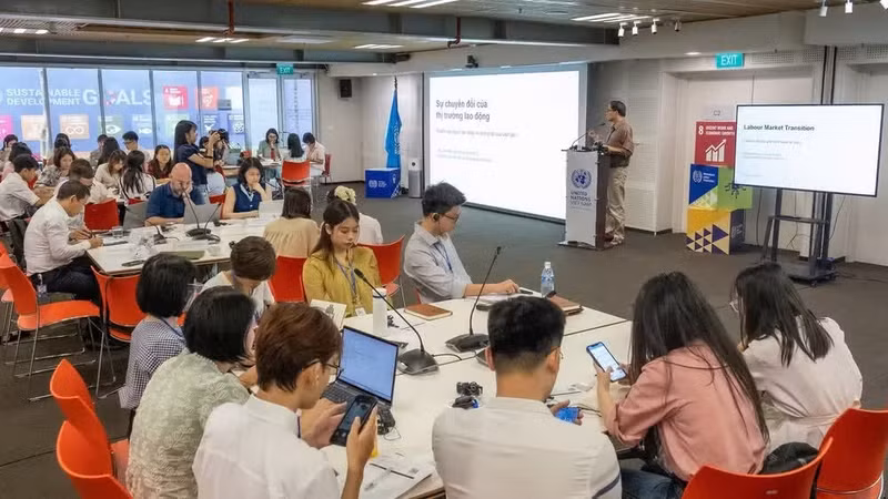 Panorámica de la sesión de capacitación.