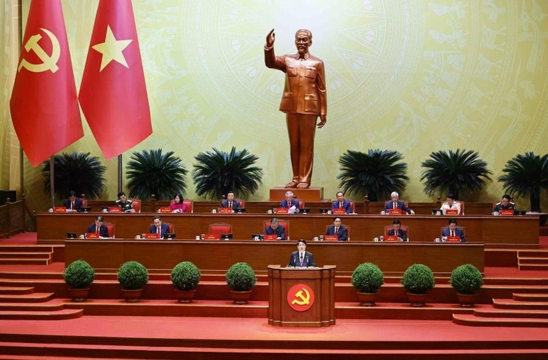 El XIV Congreso Nacional del Partido Comunista de Vietnam se inaugura en Hanói. (Fuente: VNA)