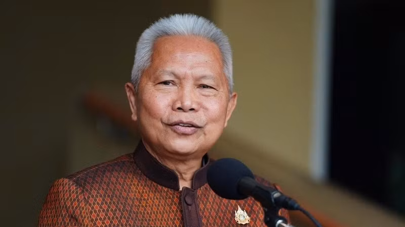 El presidente de la Cámara de Representantes de Tailandia, Sophon Zaram.