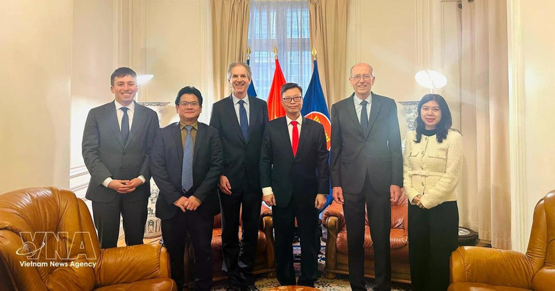 Vietnam y Francia trazan nuevas direcciones para impulsar la cooperación económica bilateral (Foto: VNA)