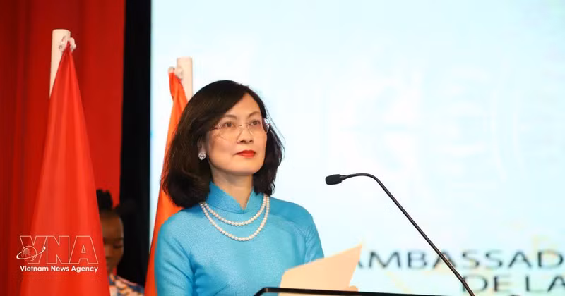 La embajadora de Vietnam en Marruecos, Le Kim Quy (Fuente: VNA)