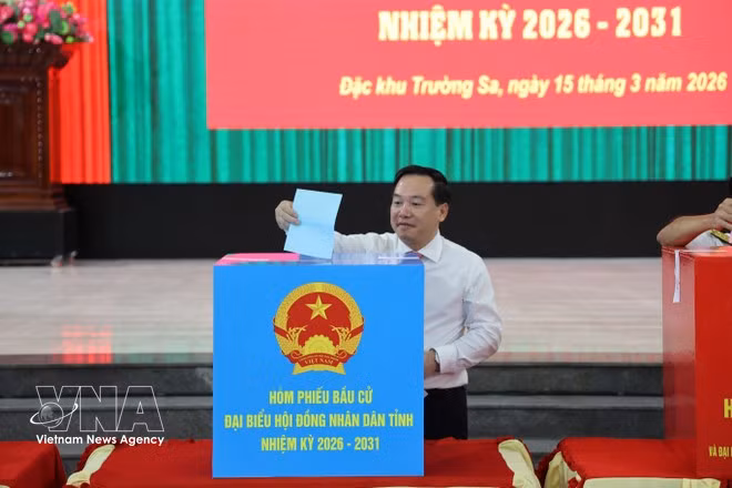 Ho Xuan Truong, vicesecretario del Comité partidista de la provincia de Khanh Hoa, en el evento. (Fuente: VNA)