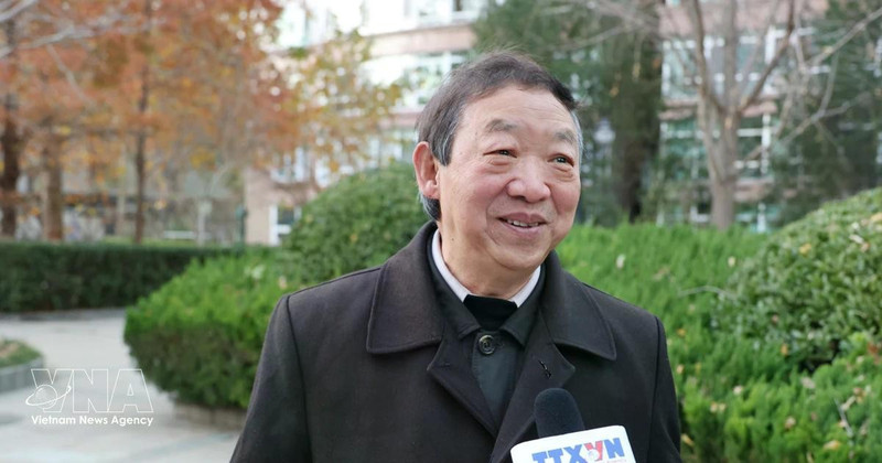 El profesor Zhu Zhenming, de la Academia China (Kunming) de Estudios del Sur y Sudeste Asiático. (Fuente: VNA)