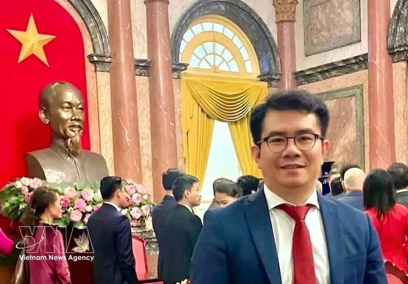 Pham Khanh Nam, redactor jefe de la revista Huong Viet en Alemania. (Fuente: VNA)