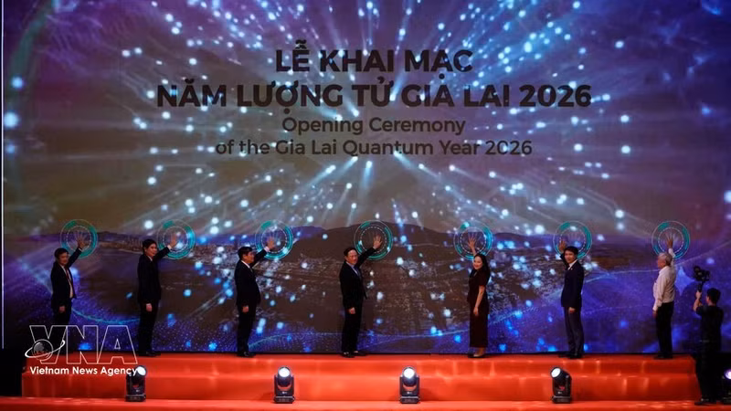 En la inauguración. (Fuente: VNA)
