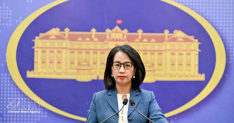 La portavoz del Ministerio de Relaciones Exteriores de Vietnam, Pham Thu Hang. (Foto: VNA)