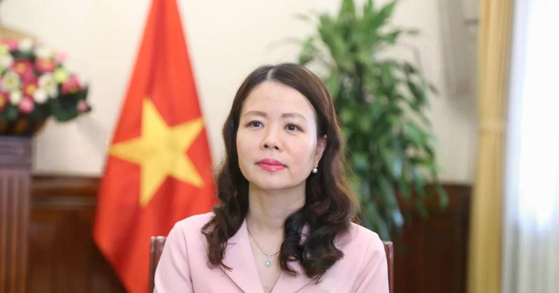 La viceministra de Relaciones Exteriores vietnamita Nguyen Minh Hang. (Foto: VNA) 