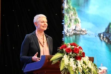 Hilde Solbakken, embajadora de Noruega en Vietnam. (Foto: VNA)
