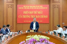 El secretario general del Partido Comunista de Vietnam, To Lam, preside la reunión. (Foto: Nhan Dan)