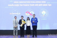 Presentan el Club de Emprendimiento e Innovación de VNUK. (Foto: Nhan Dan)