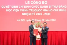 [Foto] Designan al secretario partidista en la Academia Nacional de Política Ho Chi Minh