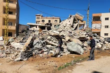 El ejército israelí ataca objetivos de Hezbolá en Beirut, la capital de Líbano. (Foto: Xinhua/VNA)