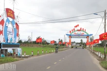 [Foto] Habitantes de zonas afectadas por inundaciones en Dak Lak celebran el Tet con alegría en sus nuevos hogares