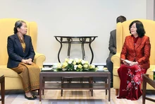 En la cita. (Foto: VNA)